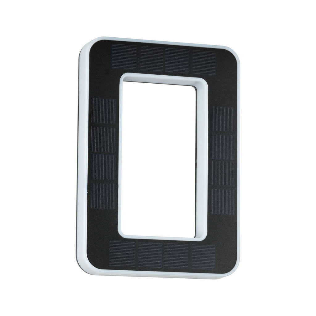 Detalj av LED solcelle-husnummer 0 svart plast IP44 Paulmann
