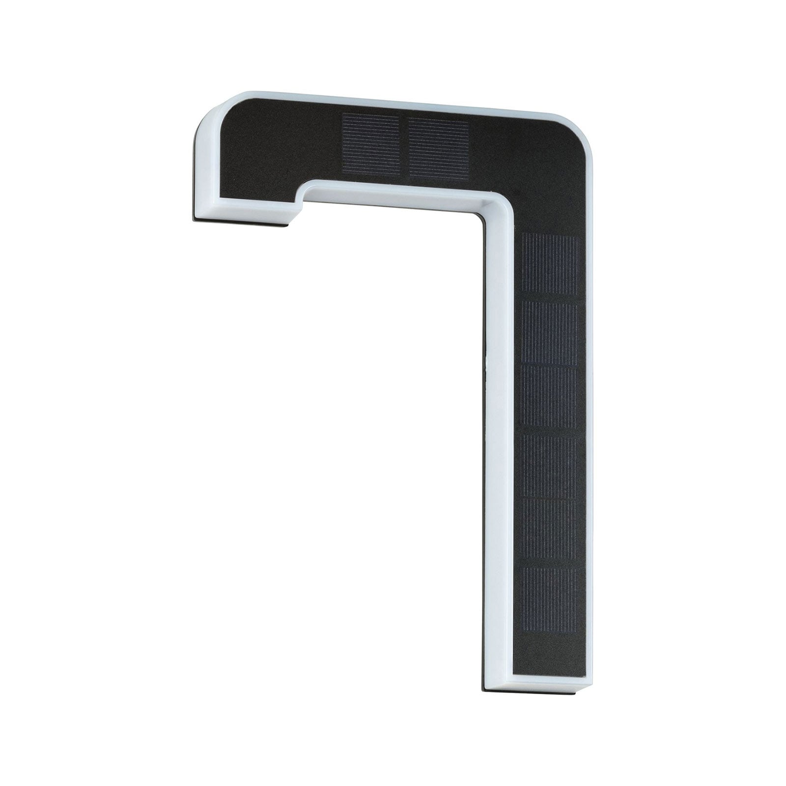 LED solcelle-husnummer 7 svart plast IP44 - Paulmann bakside