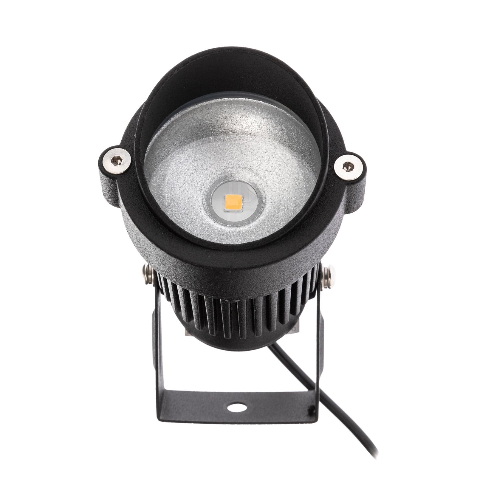 LED solcelle jordspydlampe Malida 3-sett svart aluminium pakke med 3 lamper