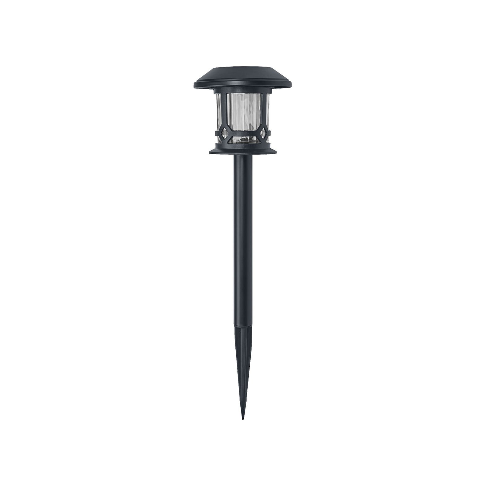 LED solcelle jordspydlampe svart RGB CCT Ø15 cm IP44 OSRAM SMART+ bakside