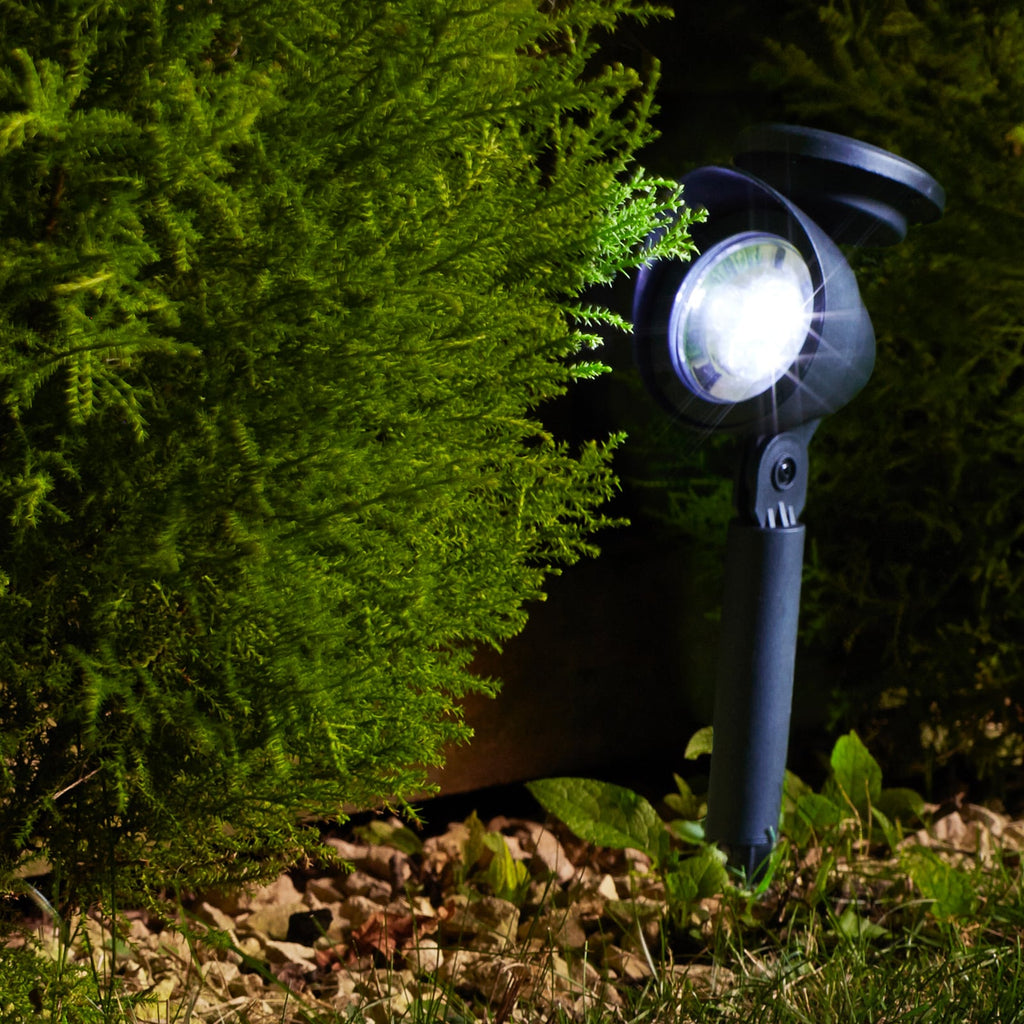 LED solcelle jordspydspot Prima 4-pk IP44 forfra