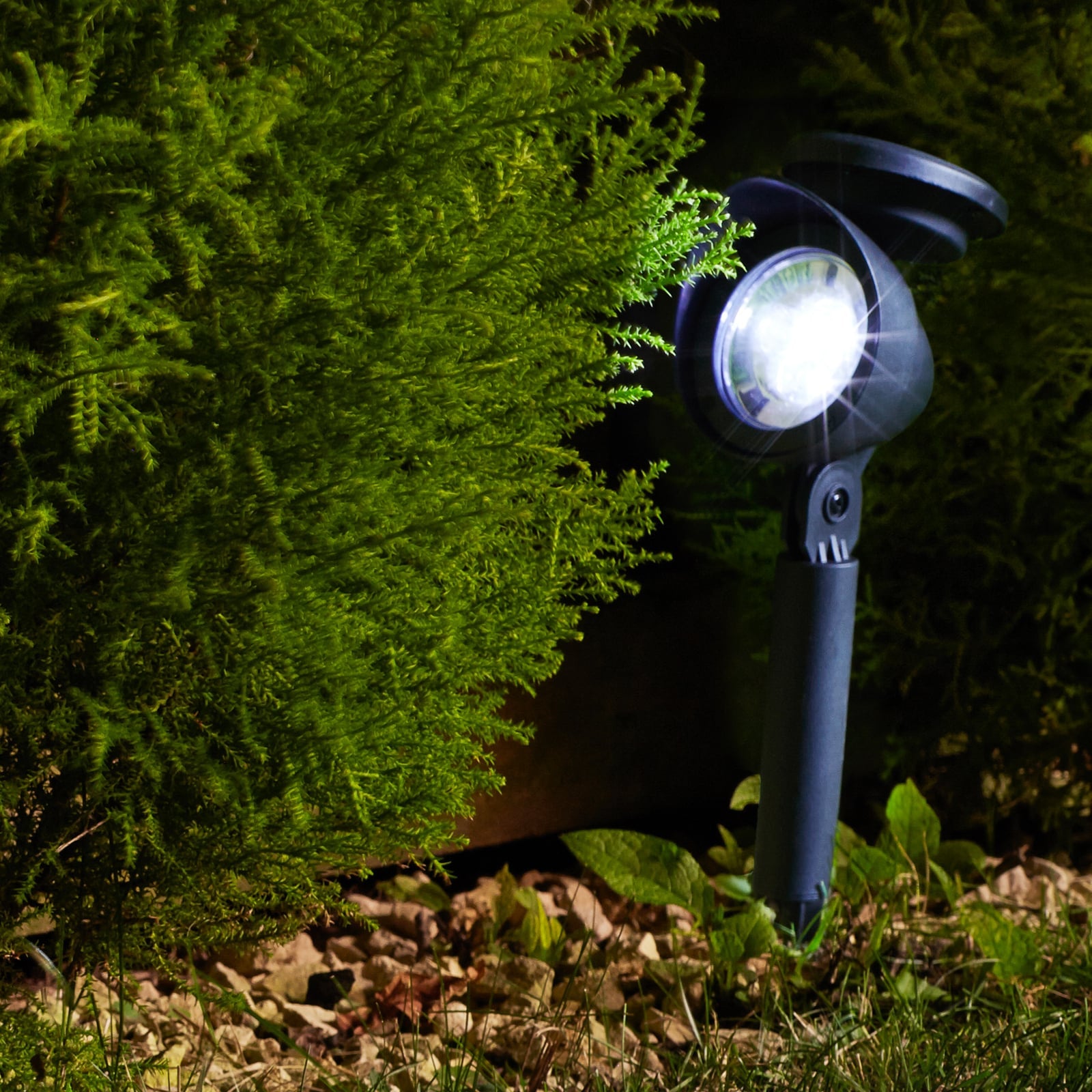 LED solcelle jordspydspot Prima 4-pk IP44 forfra