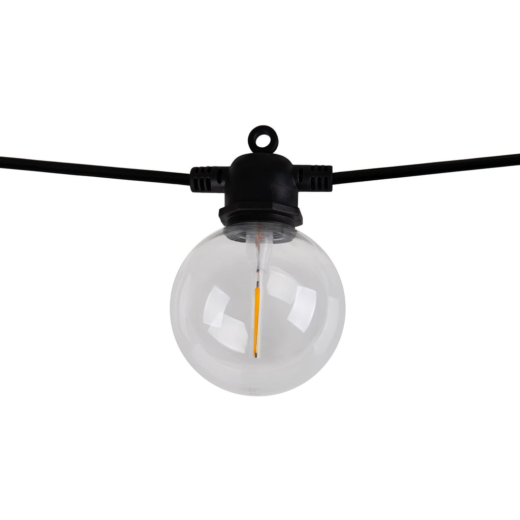 LED solcelle-lyslenke CADENA 10 lys dimbar 10 m IP44 - Näve