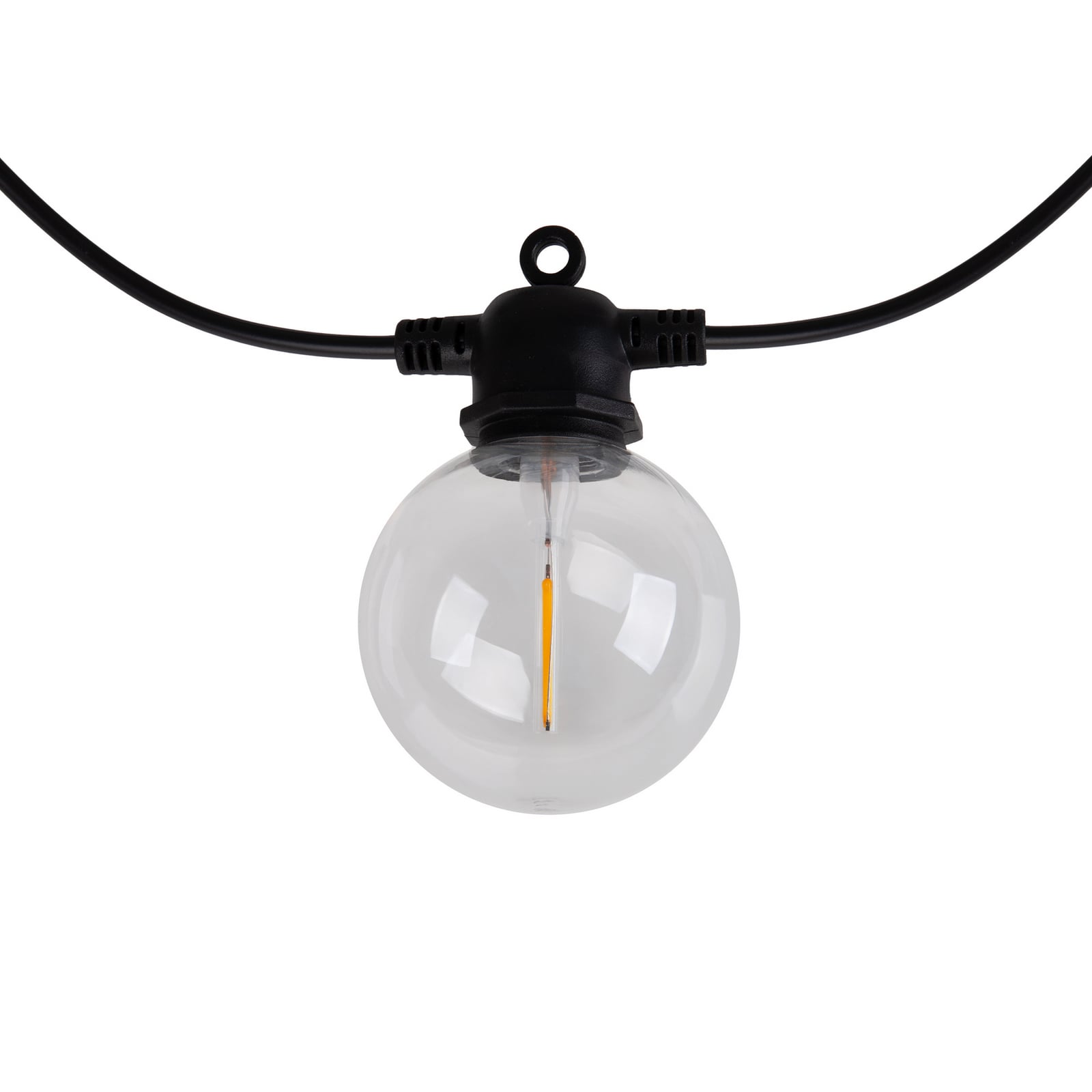 LED solcelle-lyslenke CADENA RGB 10 lys 10 m IP44 fjernkontroll