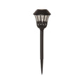 LED solcelle spydlampe Lace svart 31 cm forfra