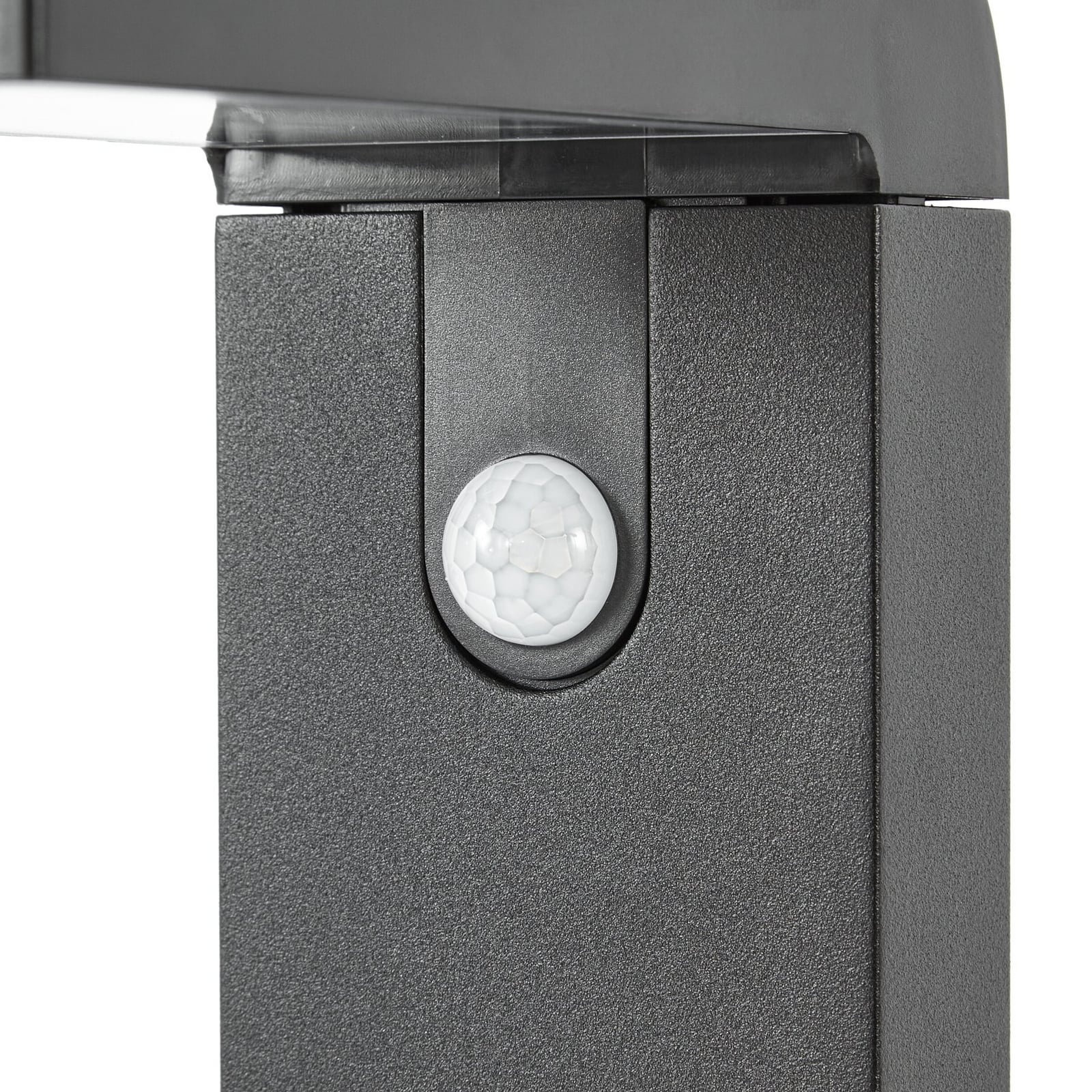 LED solcelle sti-lampe Aurino svart 75 cm bryter på produkt