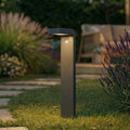 LED solcelle sti-lampe Aurino svart 75 cm forside