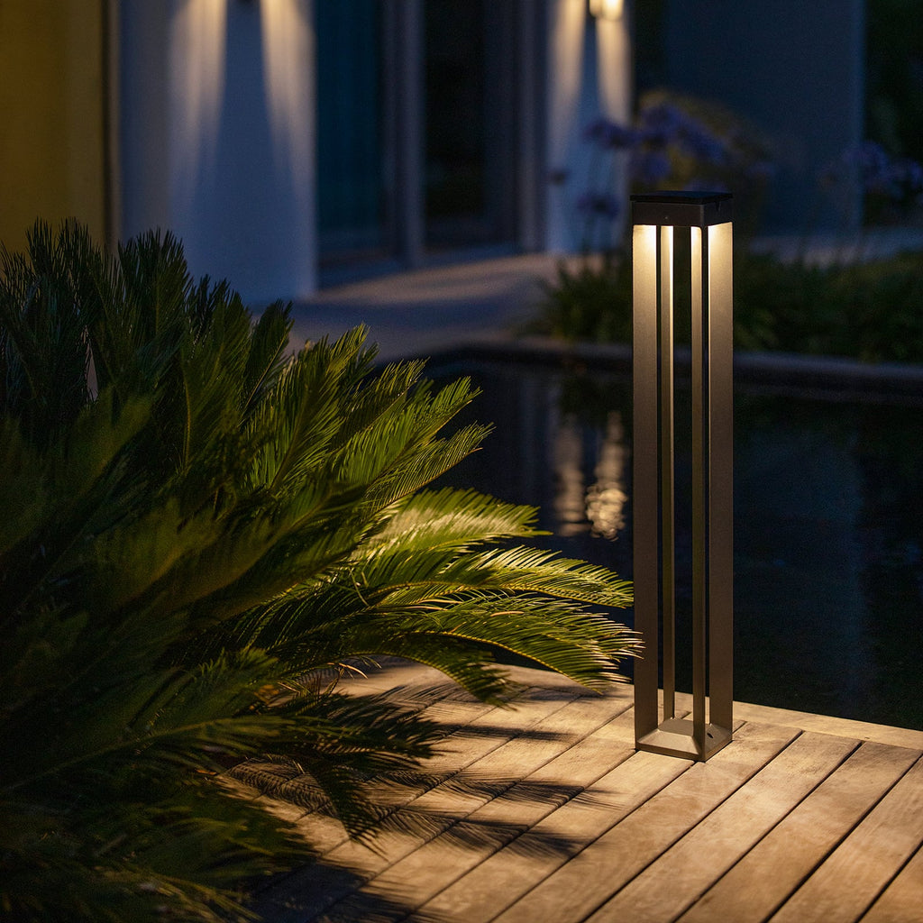 LED solcelle sti-lampe Borne dimmer og USB-kabel inkludert
