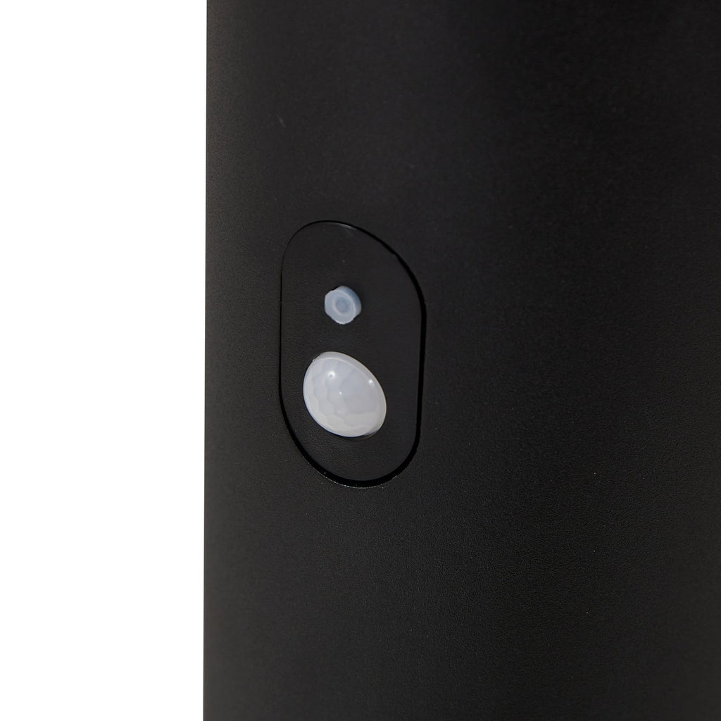 LED solcelle sti-lampe Elario med sensor svart 80 cm CCT IP54 - Lucande