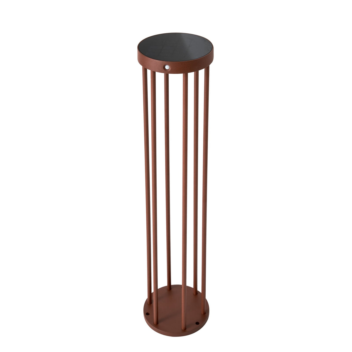 LED solcelle sti-lampe Evelis nærbilde av solcellemodul