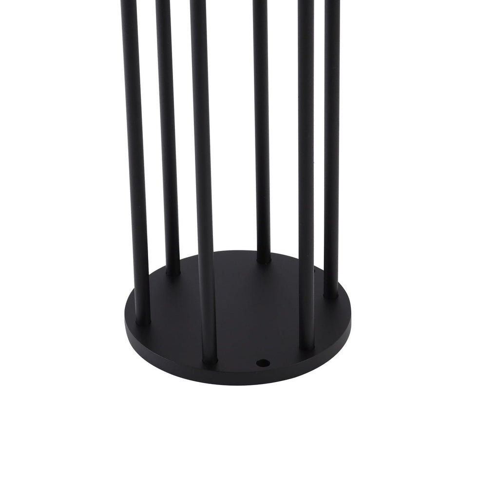 LED solcelle sti-lampe Evelis med bevegelsessensor svart IP54 lys i mørket
