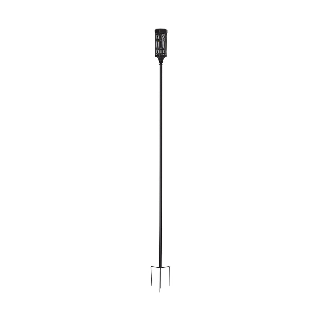 LED solcelle-sti-lampe Folke aluminium 3 høyder IP44 pakket og klar til montering
