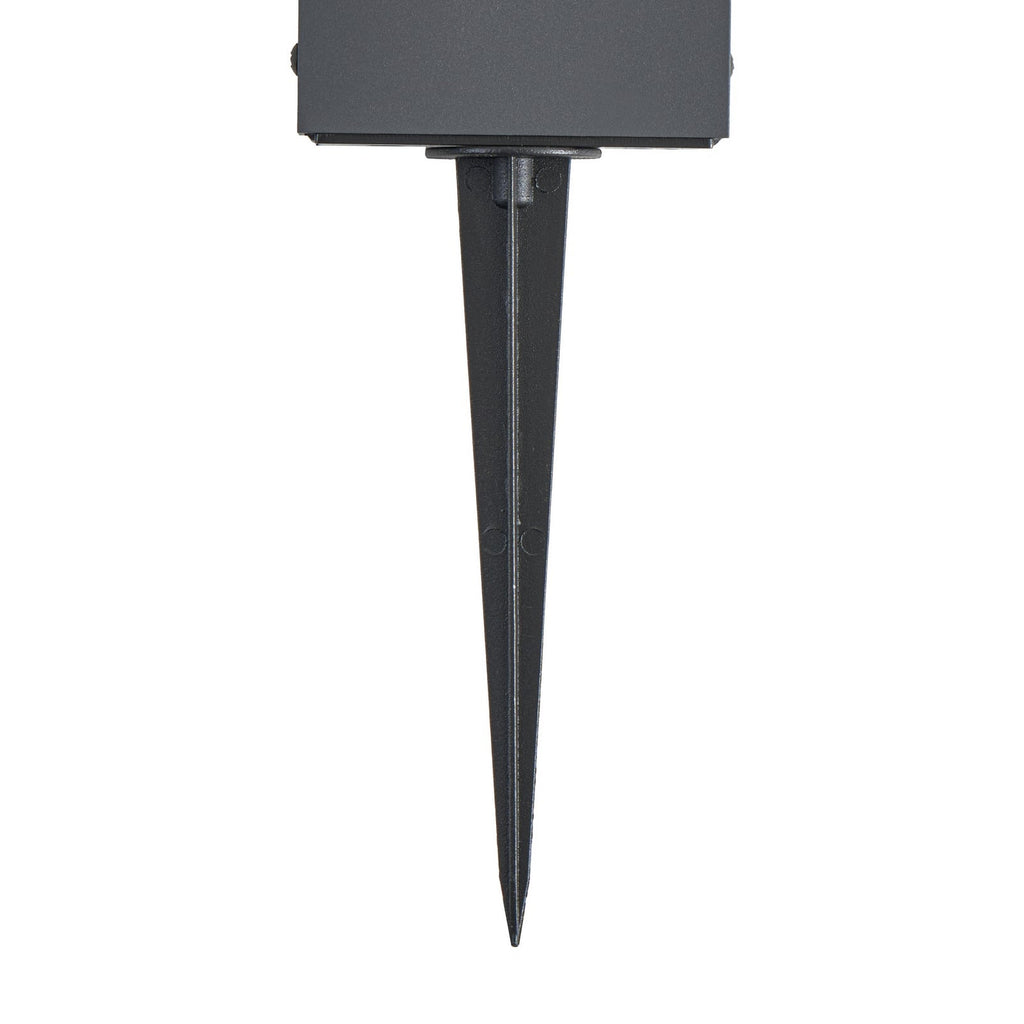 LED solcelle sti-lampe Lestor antrasitt dimbar IP65 sidebilde