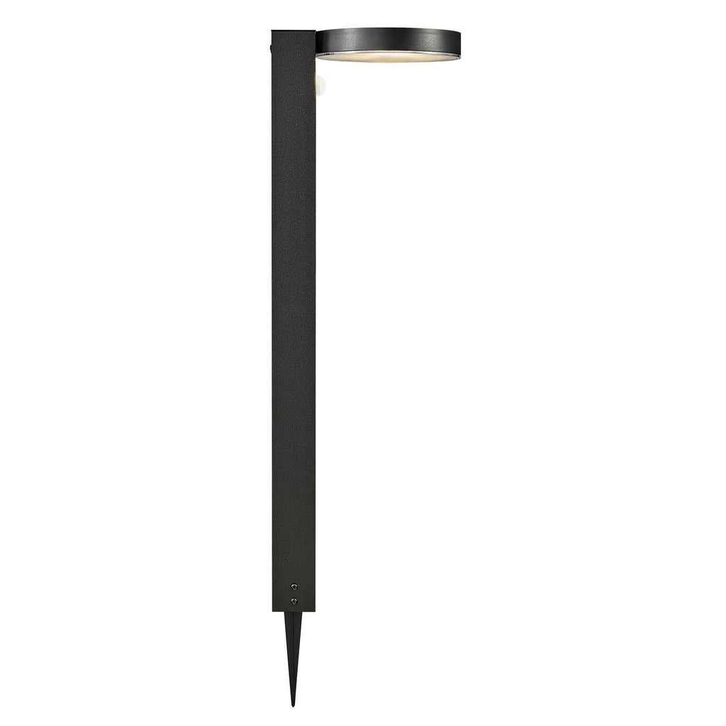 LED solcelle sti-lampe Rica Round med jordspyd