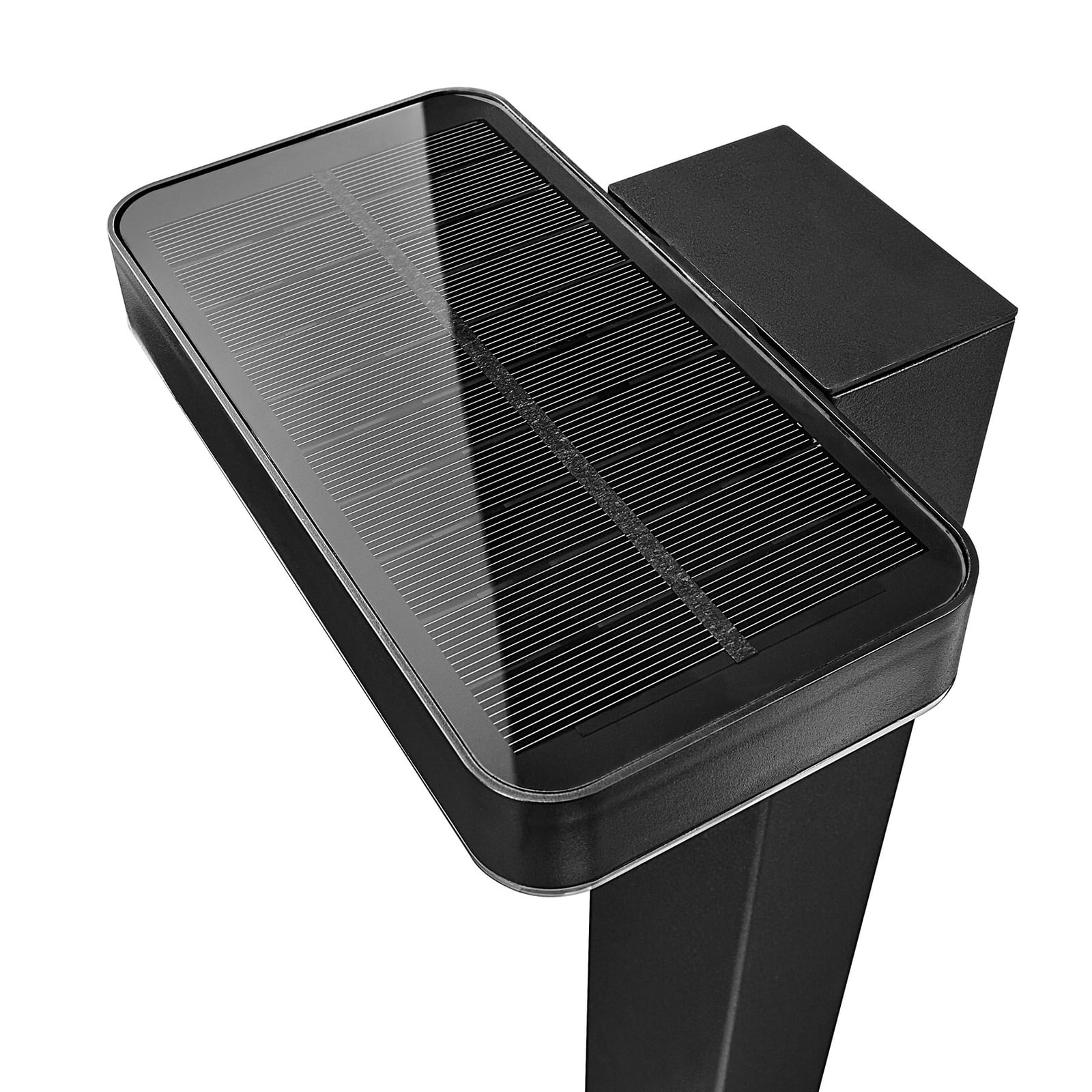 LED solcelle sti-lampe Rica Square med jordspyd