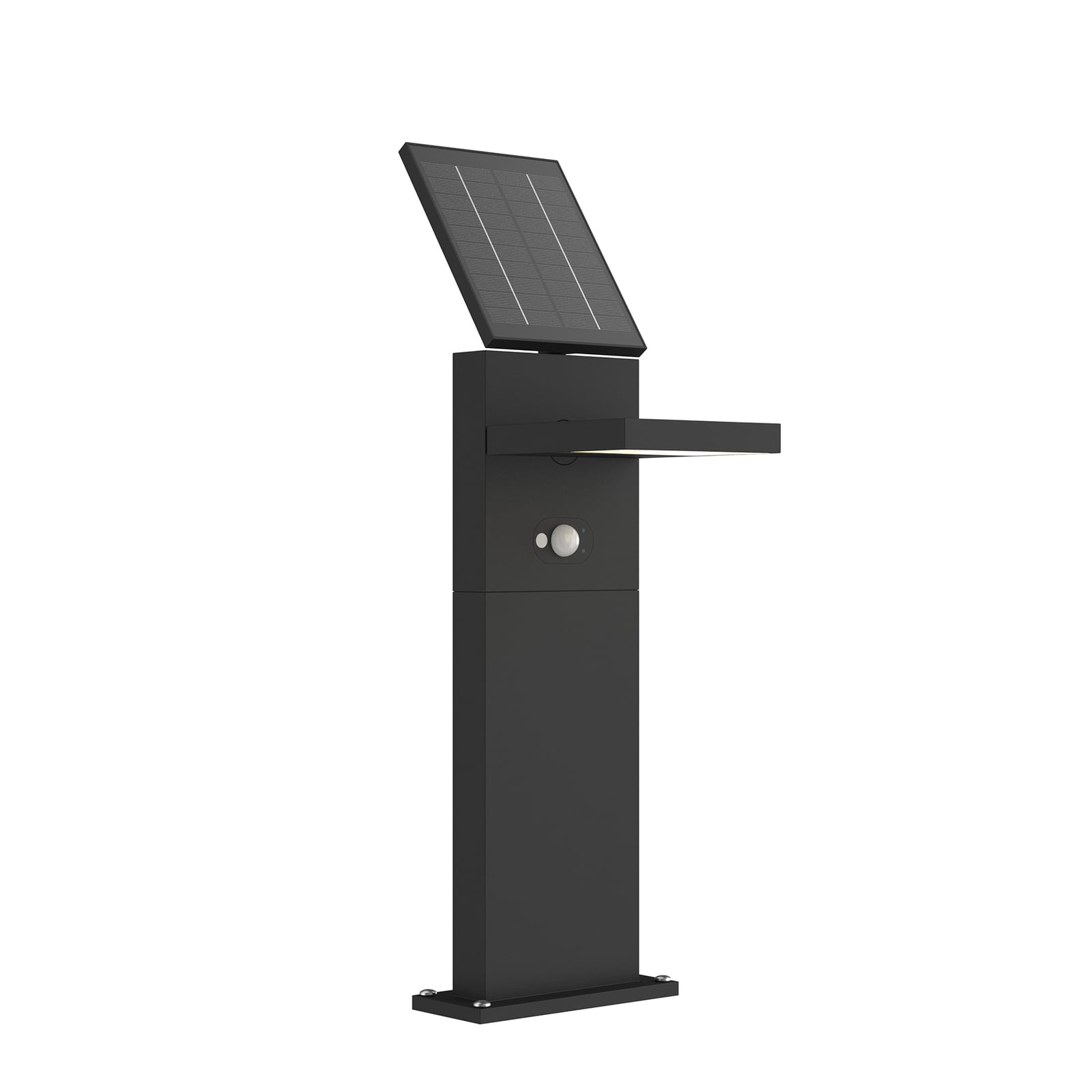 LED solcelle sti-lampe Silvan med bevegelsessensor lysmodus