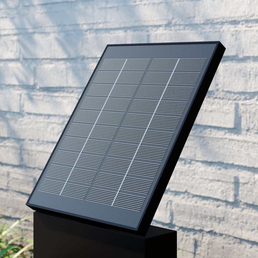 LED solcelle sti-lampe Silvan med bevegelsessensor base