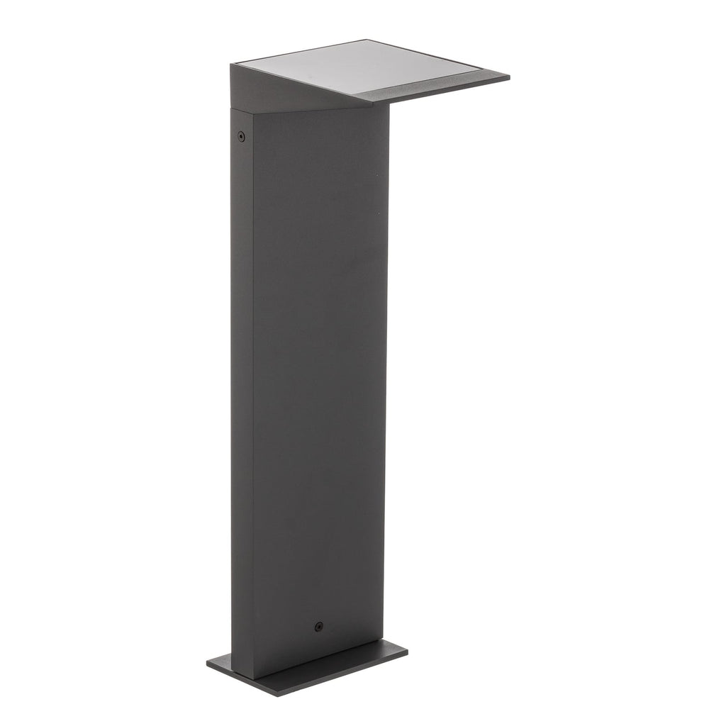 LED solcelle sti-lampe Soleil antrasitt detalj