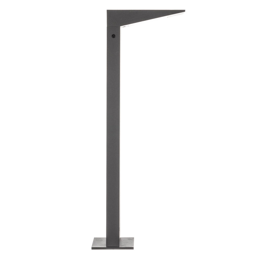 LED solcelle sti-lampe Soleil antrasitt nærbilde sensor