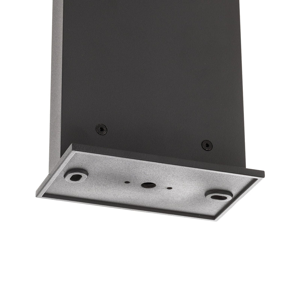 LED solcelle sti-lampe Soleil antrasitt sideprofil