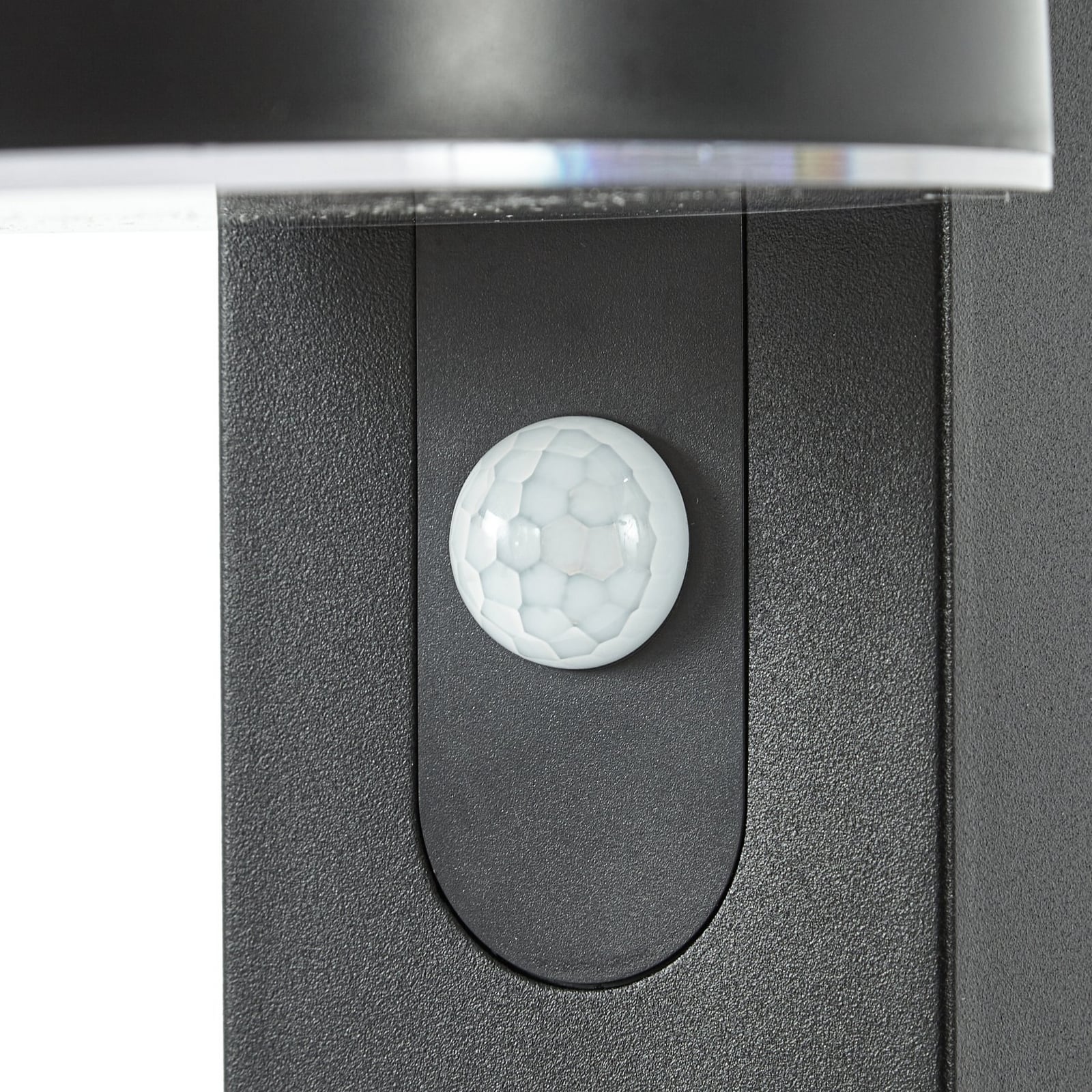 LED solcelle sti-lampe Tarlson rund antrasitt på jordspyd