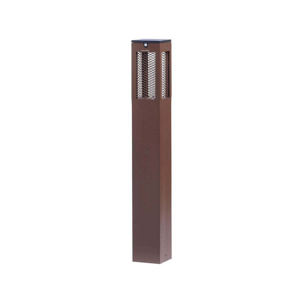LED solcelle sti-lampe Tradition med bevegelsessensor montert i hage