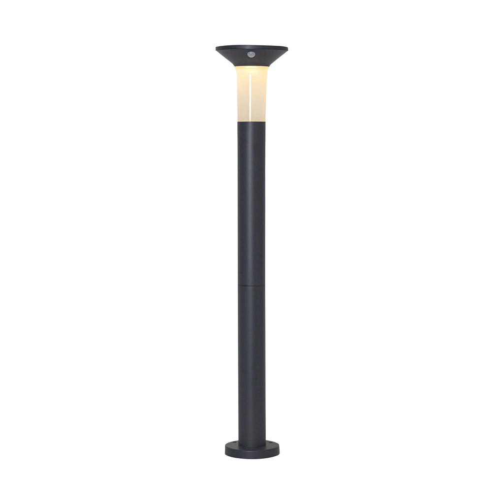 LED solcelle sti-lampe Valta med bevegelsessensor IP44 detalj av skjerm