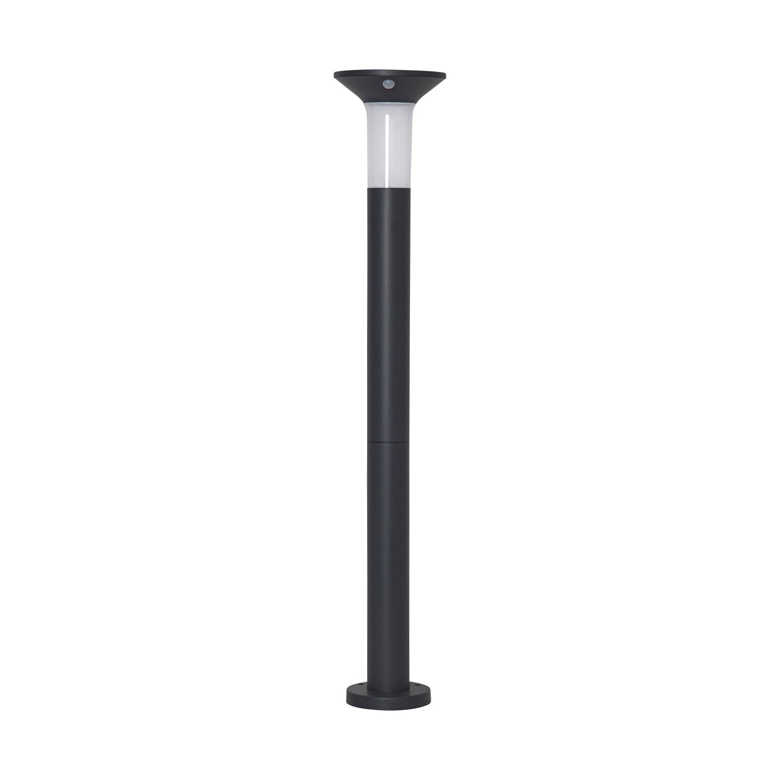 LED solcelle sti-lampe Valta med bevegelsessensor IP44 nærbilde av sensor