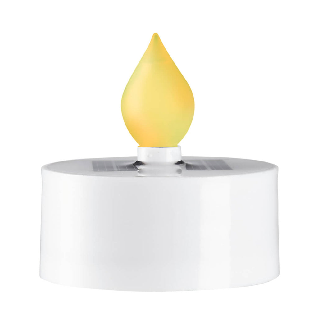 LED solcelle-telys Saul 3-pakning hvit IP44 detalj