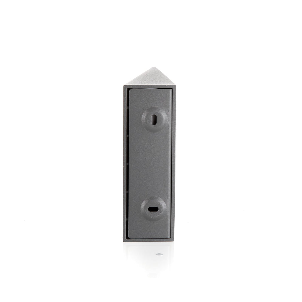 LED solcelle utevegglampe med bevegelsessensor aluminium antrasitt IP54 - CMD