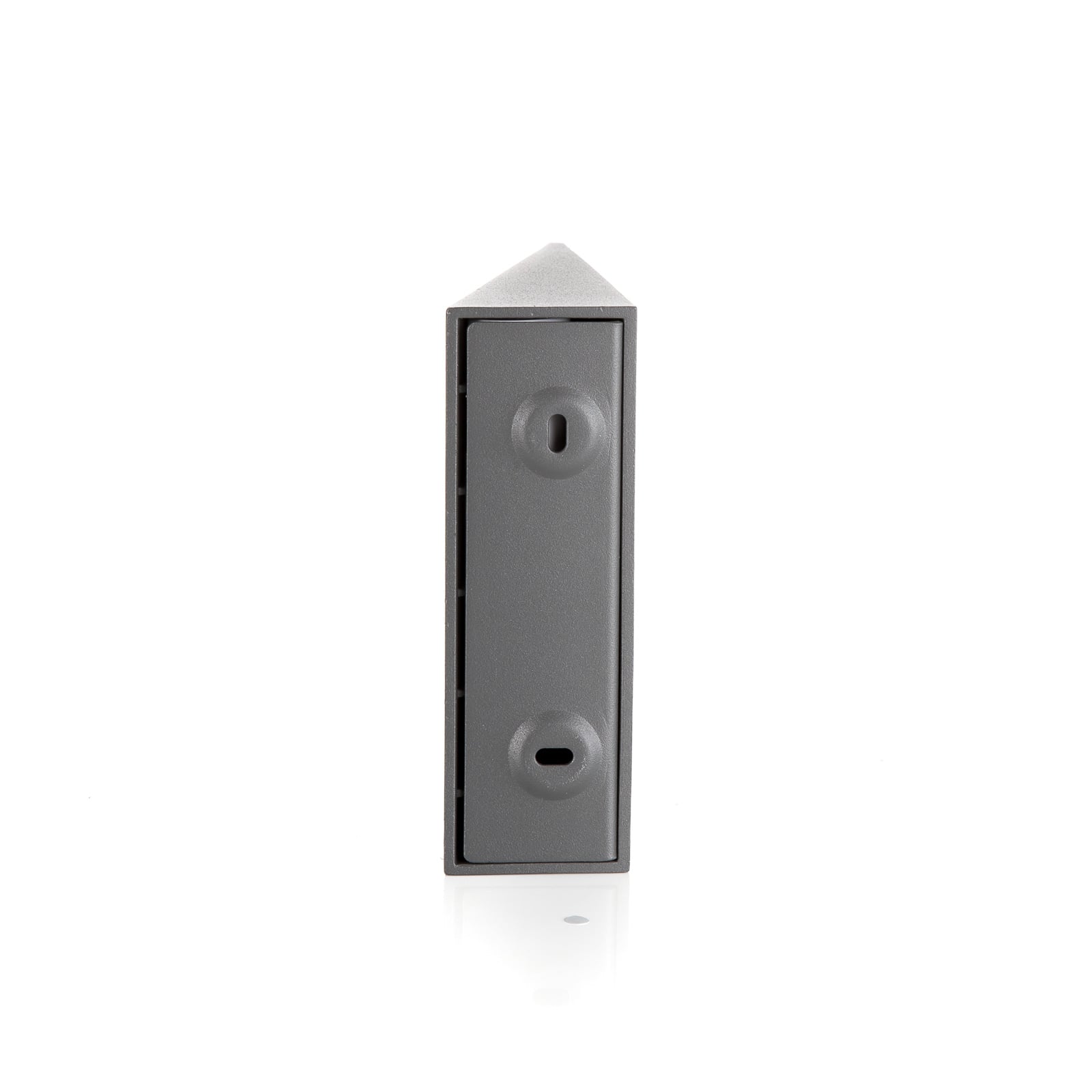 LED solcelle utevegglampe med bevegelsessensor aluminium antrasitt IP54 - CMD