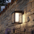 LED solcelle utevegglampe Camill med bevegelsessensor forside