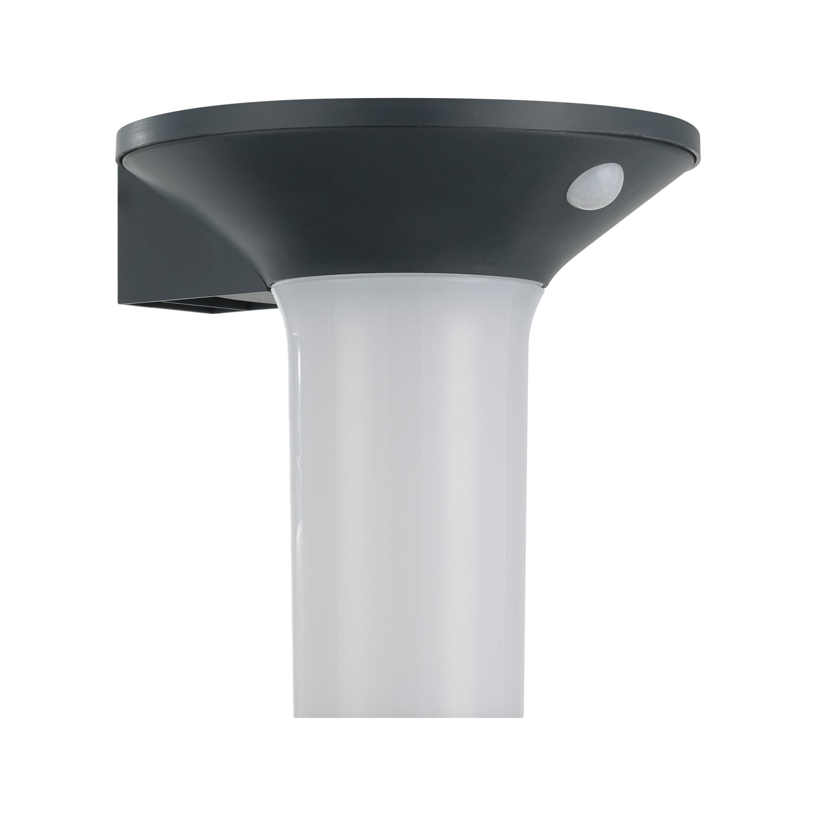 Nærbilde av LED panel på Corbezzola solcelle utevegglampe med sensor