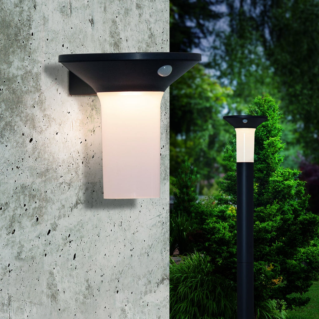 LED solcelle utevegglampe Corbezzola med bevegelsessensor IP44 - EGLO