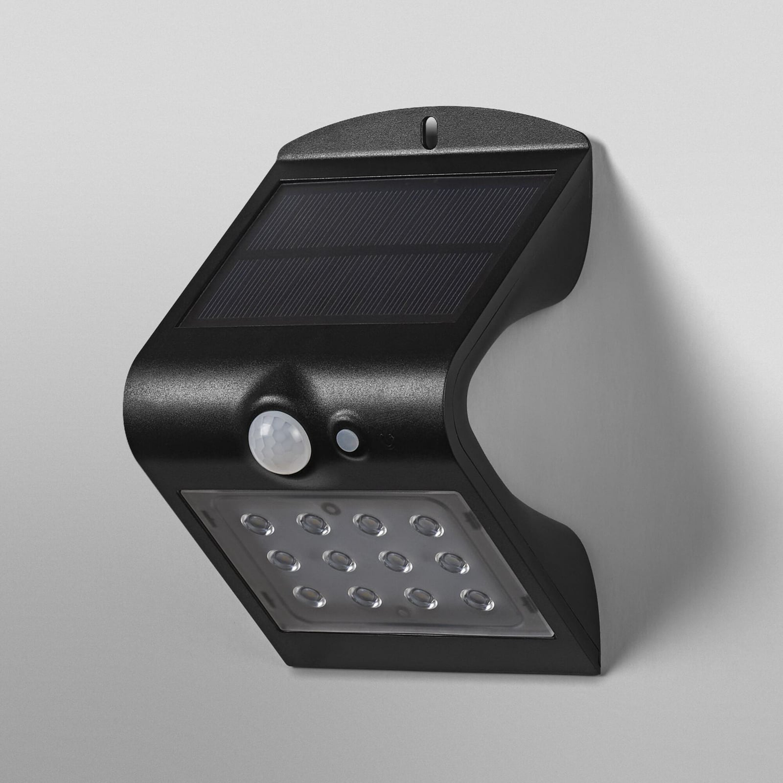 LED solcelle utevegglampe ENDURA FLOOD BUTTERFLY montert utendørs