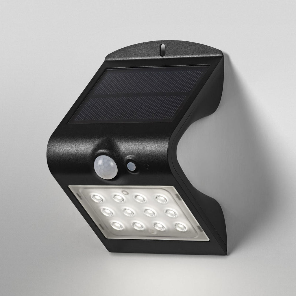LED solcelle utevegglampe ENDURA FLOOD BUTTERFLY detalj av sensor