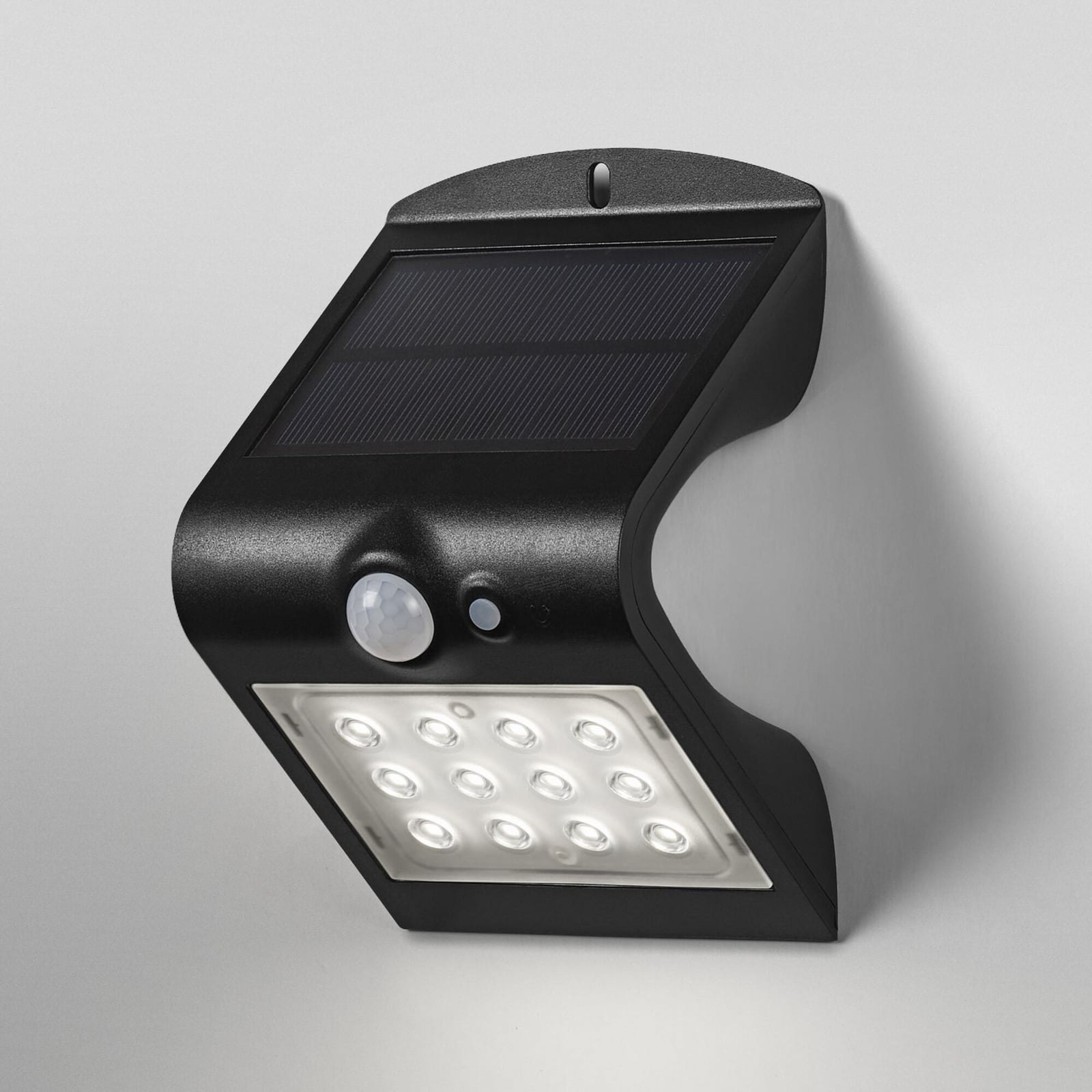 LED solcelle utevegglampe ENDURA FLOOD BUTTERFLY detalj av sensor