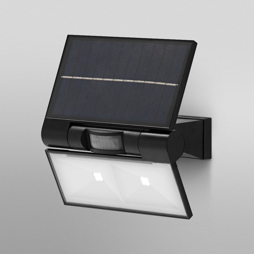 LED solcelle utevegglampe ENDURA STYLE DOUBLE montert på vegg