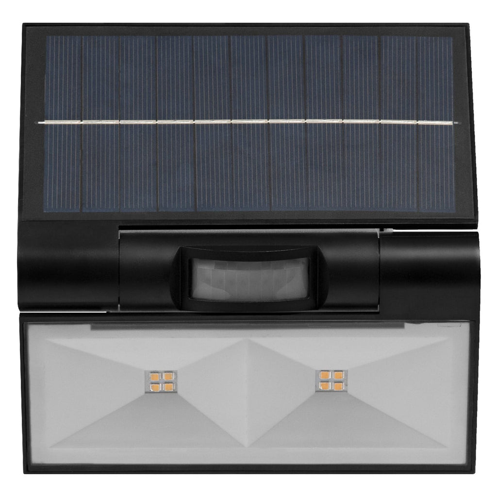 LED solcelle utevegglampe ENDURA STYLE DOUBLE nærbilde av LED-lys