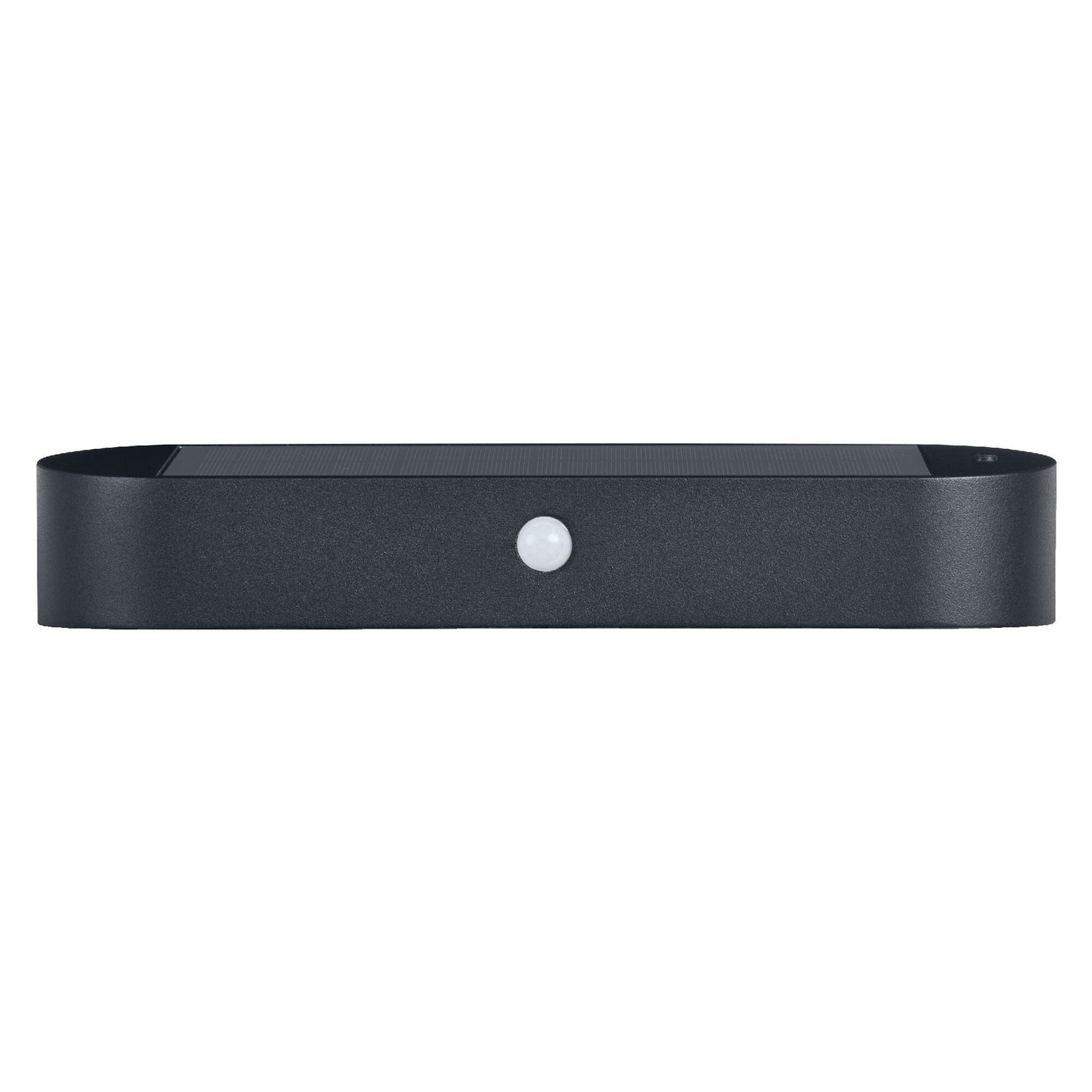 Nærbilde av sensor på LED solcelle utevegglampe Endura Style oval 34 cm