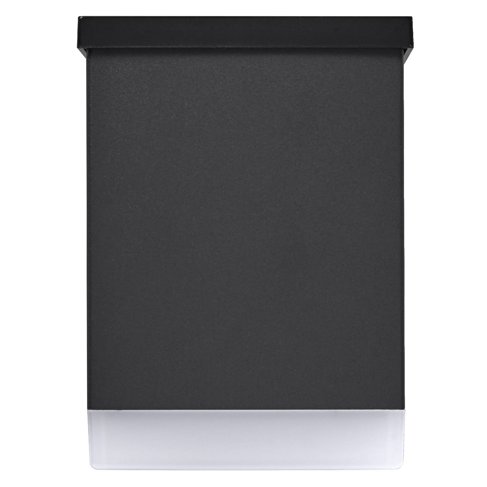 Nærbilde av LED solcelle utevegglampe Endura Style Quadro grafitt IP44 med solarmodul