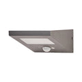 LED solcelle utevegglampe Felin med bevegelsessensor IP54 forfra