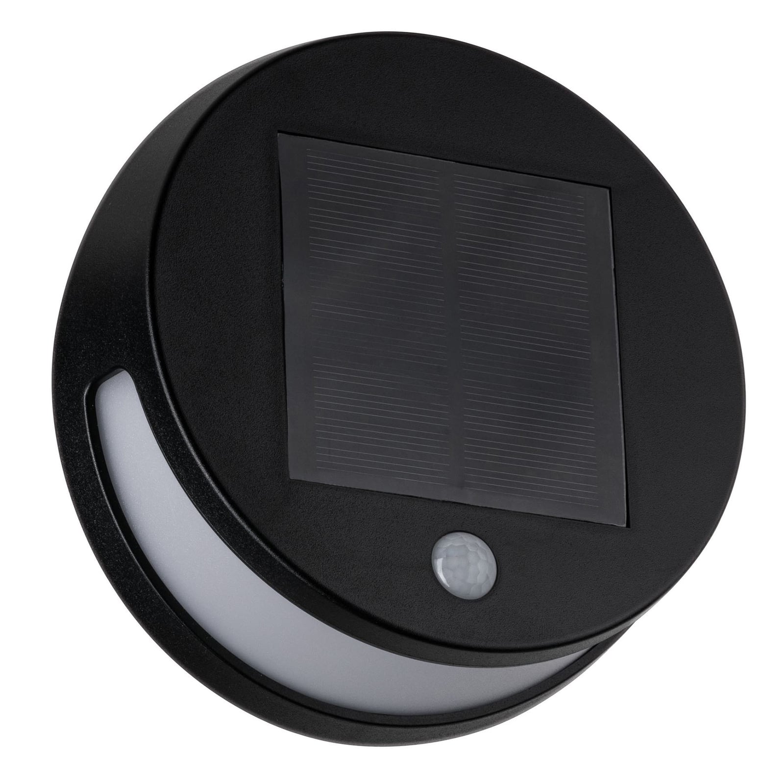 Detalj av solcellepanel på LED solcelle utevegglampe Helena