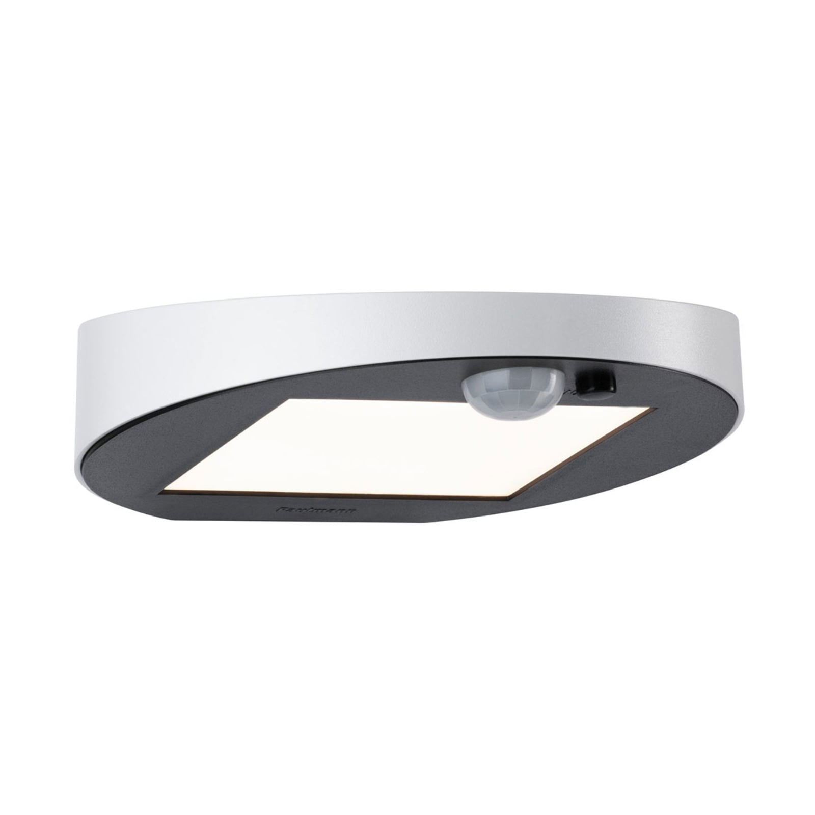 Detalj av LED solcelle utevegglampe Ryse med bevegelsessensor hvit Paulmann