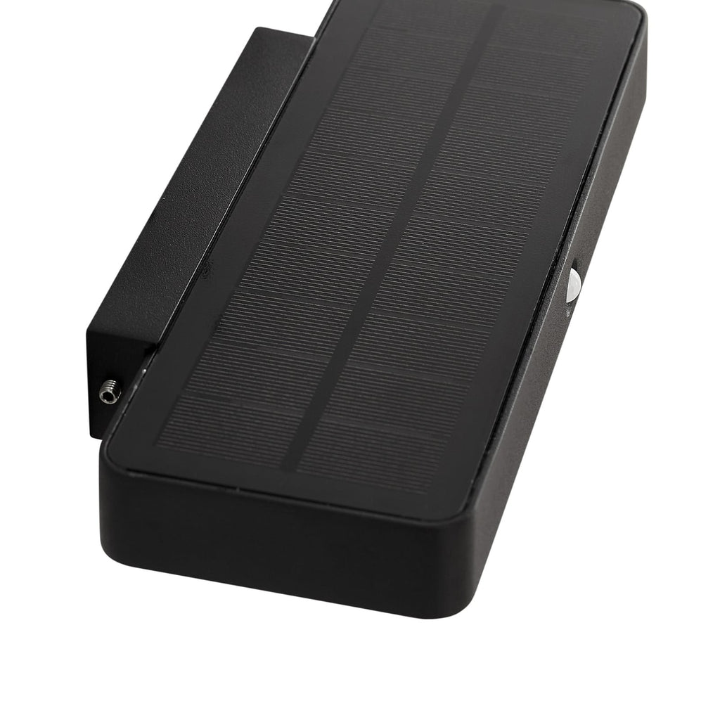 LED solcelle utevegglampe Tavon med sensor svart dimbar IP54 bevegelsessensor