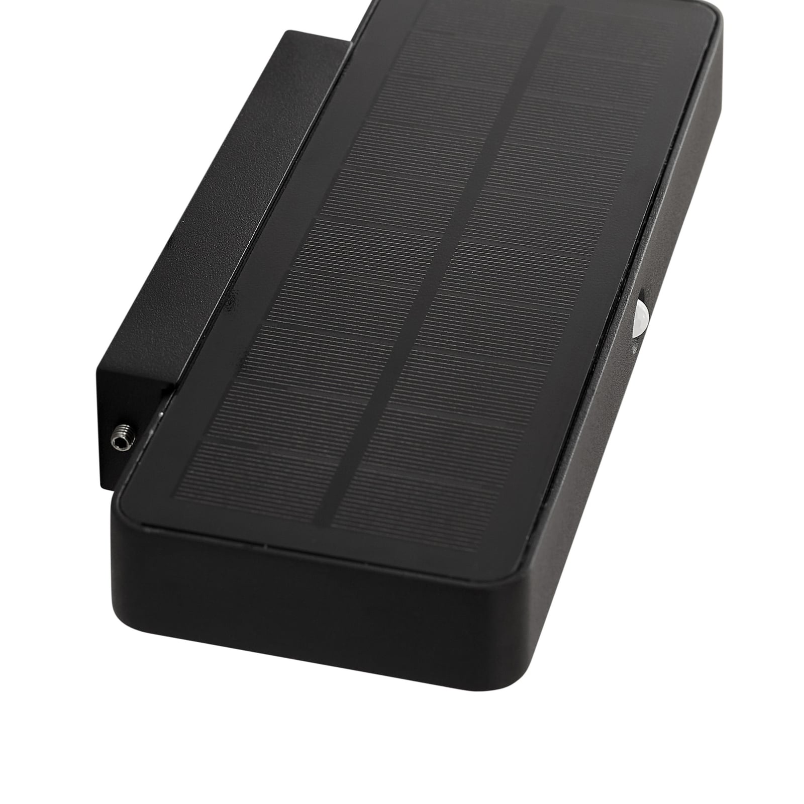 LED solcelle utevegglampe Tavon med sensor svart dimbar IP54 bevegelsessensor