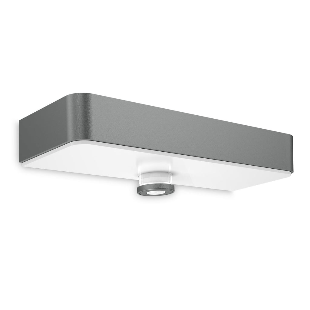 LED solcelle utevegglampe XSolar SOL-O S med sensor bakside detalj