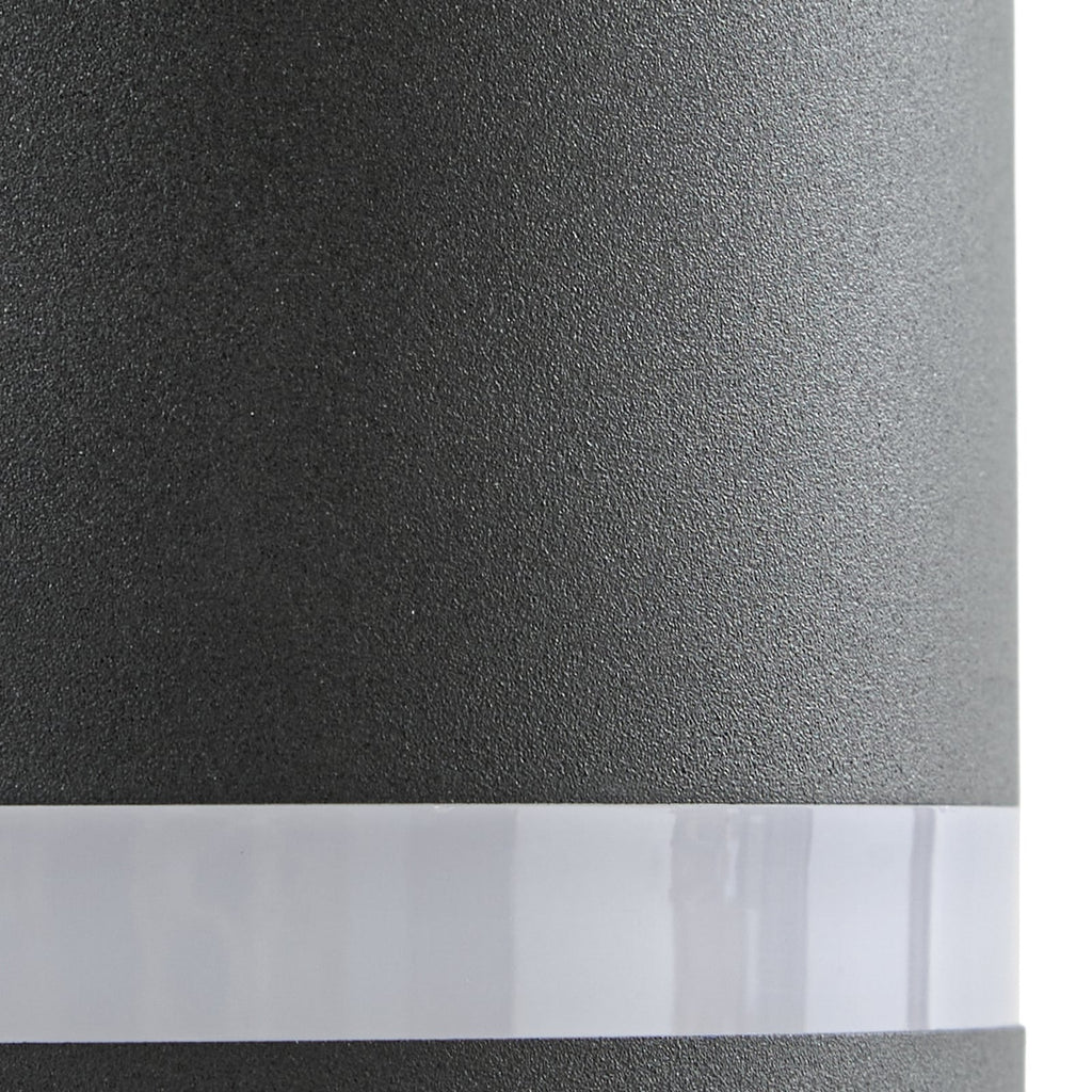 LED solcelle vegglampe Bentlas antrasitt lysmodus