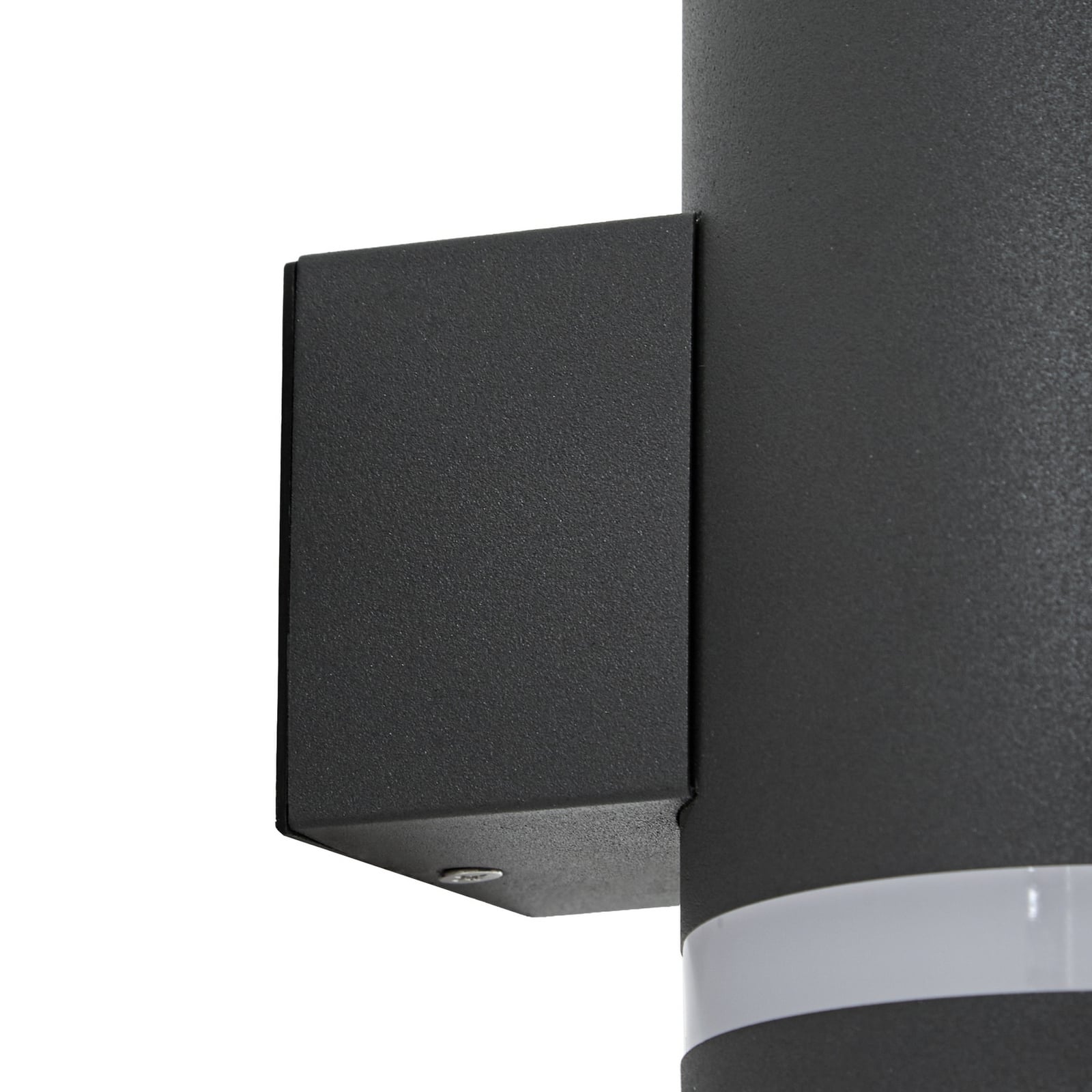 LED solcelle vegglampe Bentlas antrasitt solcellepanel