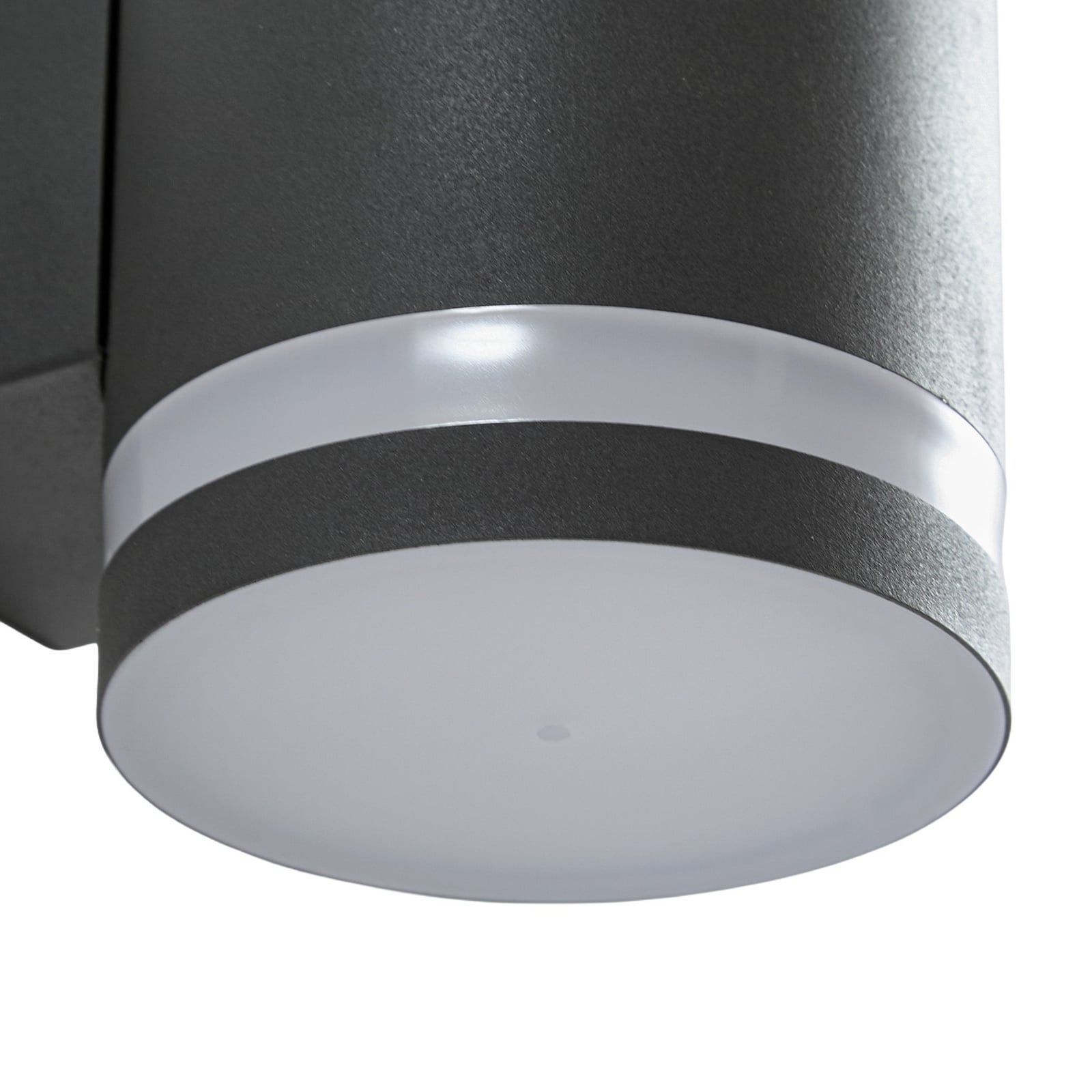LED solcelle vegglampe Bentlas antrasitt IP44-merking
